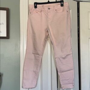 LC Lauren Conrad Light Pink Skinny Jeans